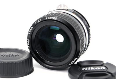 【 Near MINT 】 Nikon Ai AI NIKKOR 28mm f/2.8 Wide Angle Prime MF Lens from Japan