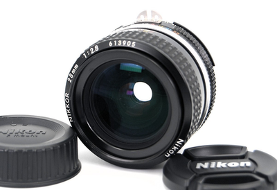 【良品】NIKON ニコン AI NIKKOR 28mm F2.8 MF Near MINT 】 Nikon Ai NIKKOR 28mm f/2.8 Wide Angle Prime MF Lens