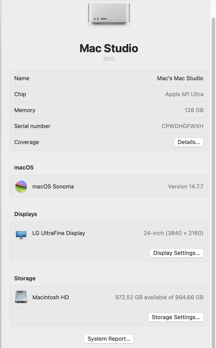 早い者勝ち！ SSD1TB メモリ128GB ultra 美品　M1 Mac eBay | Ultra M1 Macデスクトップ