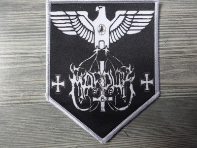 Marduk Shield Patch Black Metal Behemoth Watain