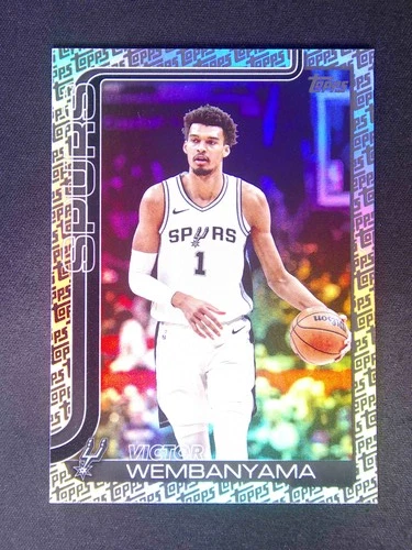 2025-26 Topps Flagship Victor Wembanyama #195 Logofractor