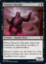 Demon's Disciple - Medium Play MTG Zendikar Rising