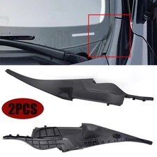 2X For Honda Civic 2016-2021 LH+RH Front Cowl Windshield Wiper Motor Cover Trim