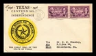 Dr Jim Stamps 3c Republic of Texas Scott 776 First Day Cover Linprint Cachet