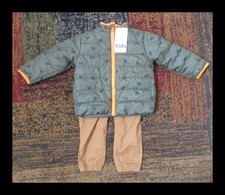 Kids Headquarters 2T Dino Puffer Coat and Pants NWT