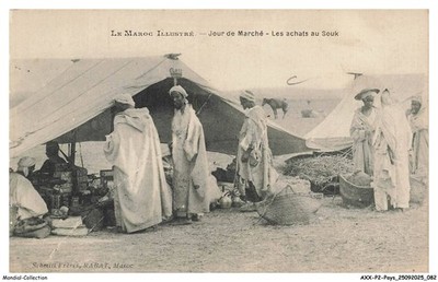 AXXP2-0146-MAROC - Jour De Markt - Die Shopping Zur