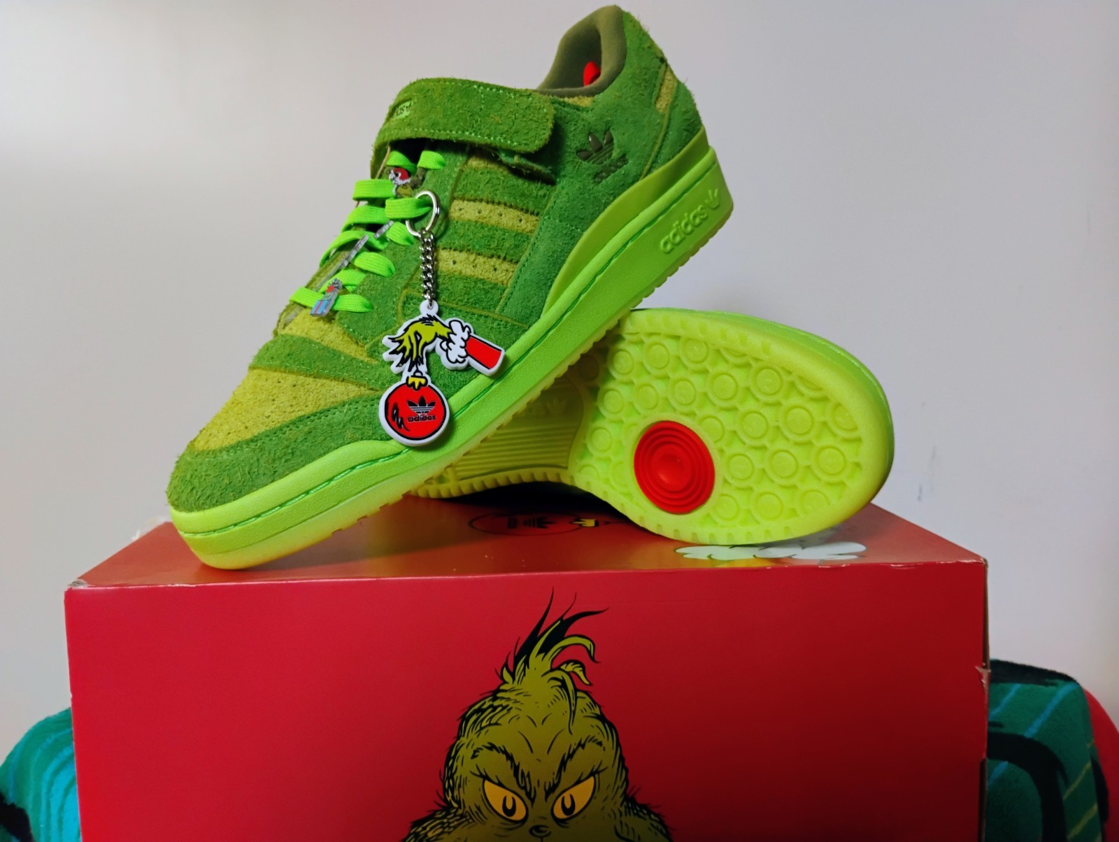 Size 12 - adidas Forum Low x Dr. Seuss Grinch
