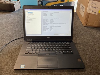 NO HARDDRIVE Dell Latitude E7470 i7-6600U 16GB Ram Fair Battery Health Clean