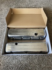 Polished Valve Covers For Chevy Bbc 396 427 454 502 1965-1995