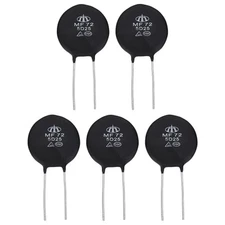 5 Pcs NTC 5D-25 5 Ohm MF72 Negative Temperature Coefficient Thermistor