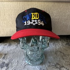 VTG 1994 World Cup Team Sweden Football Soccer Snapback Hat Youngan Ibrahimovic