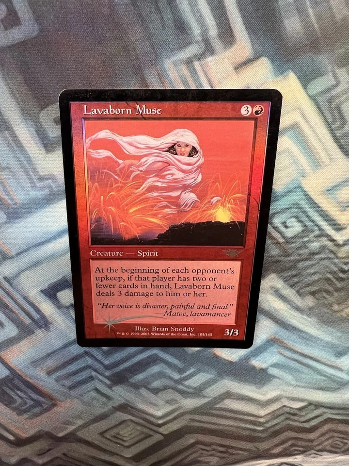 MTG Foil Lavaborn Muse EX/LP- Legions - Image 3 of 4