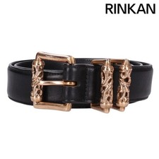 Chrome Hearts BRONZE BLT ROLLER 3PC Leather Belt Men 36 Used 6580641d871755214ea