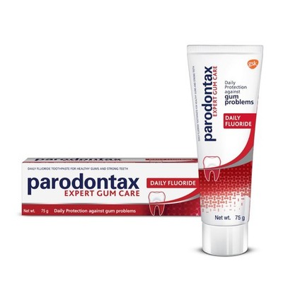 Parodontax Zahnpasta Expert Gum Care | Daily Fluoride, Gum Protection 75gm