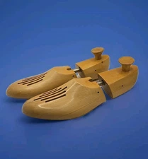 Earl Natural Shoe Keepers Wooden Shaper with Handles ~ Size 11 ~ Vintage