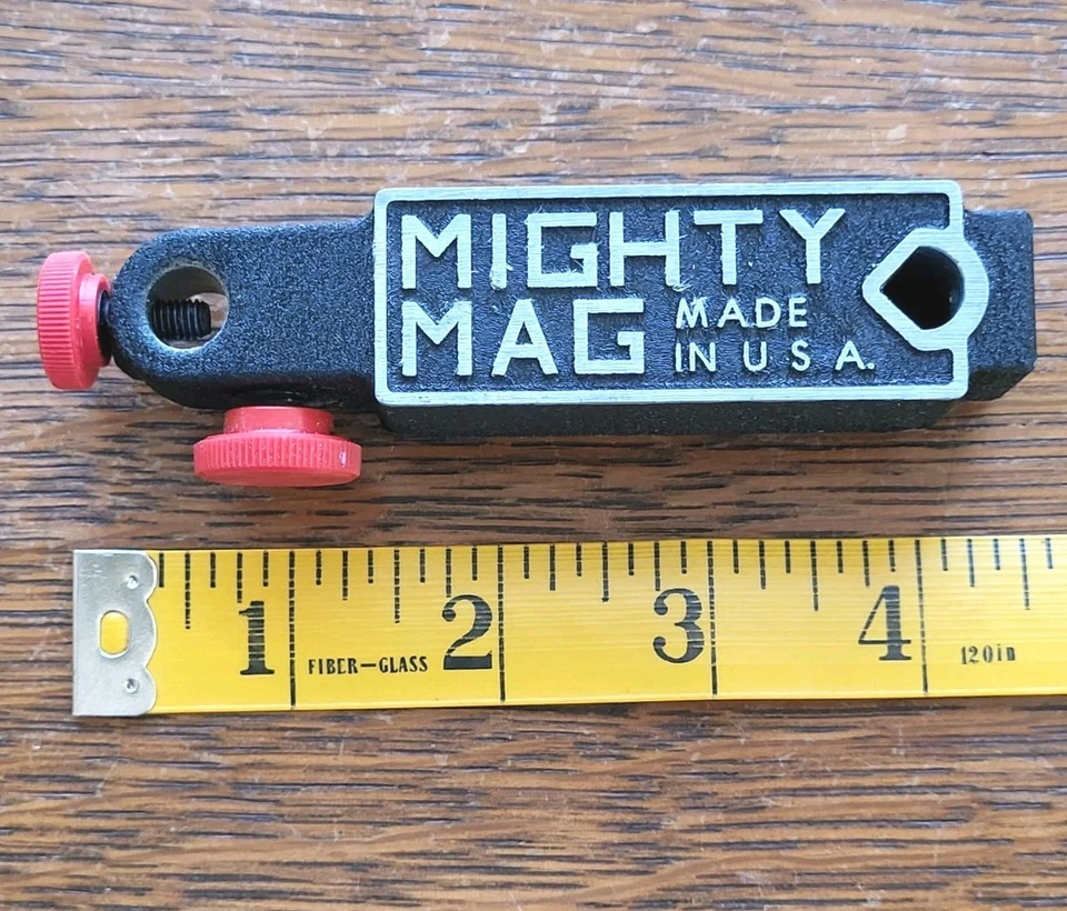 (2) Магнитные держатели/основания - Mighty Mag & Erick Magna держатель машинистские инструменты США - Изображение 4 из 4