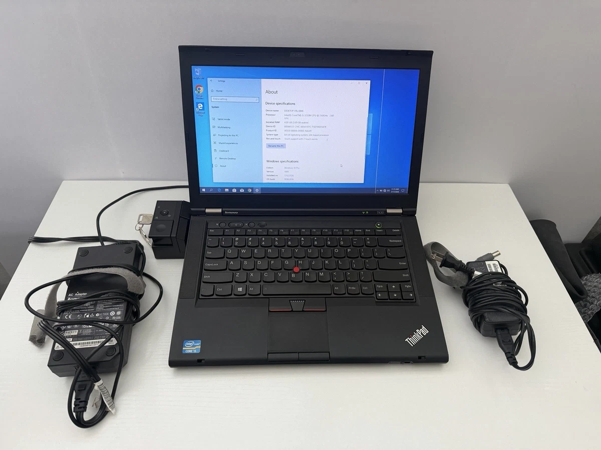 中古動作品レノボt430s 新品購入2016年前後win10本体のみssd Lenovo