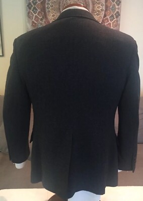 Polo Ralph Lauren Mens Gray Wool 2 Btn Blazer Sz 38 40 S Excellent