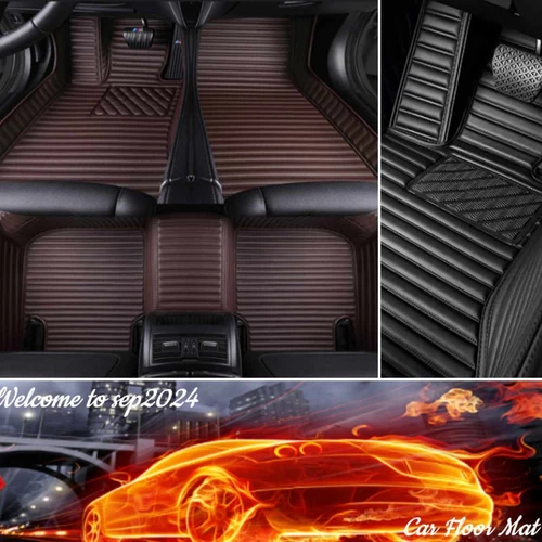 For Hummer Car Floor Mats Custom Carpets Waterproof Handmade Auto Smooth Stripes - Bild 9 von 32