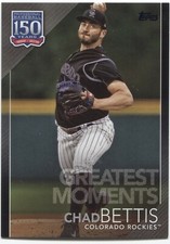 CHAD BETTIS 2019 Topps Update 150 Years Players BLACK /299 #150-60 -ROCKIES -