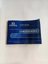 FESTINA Chronograph IFMJS50 Instruction Booklet