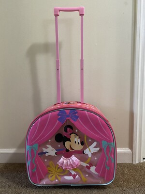 Disney Store Minnie Mouse Rolling Wheeled Lugguage Suitcase16