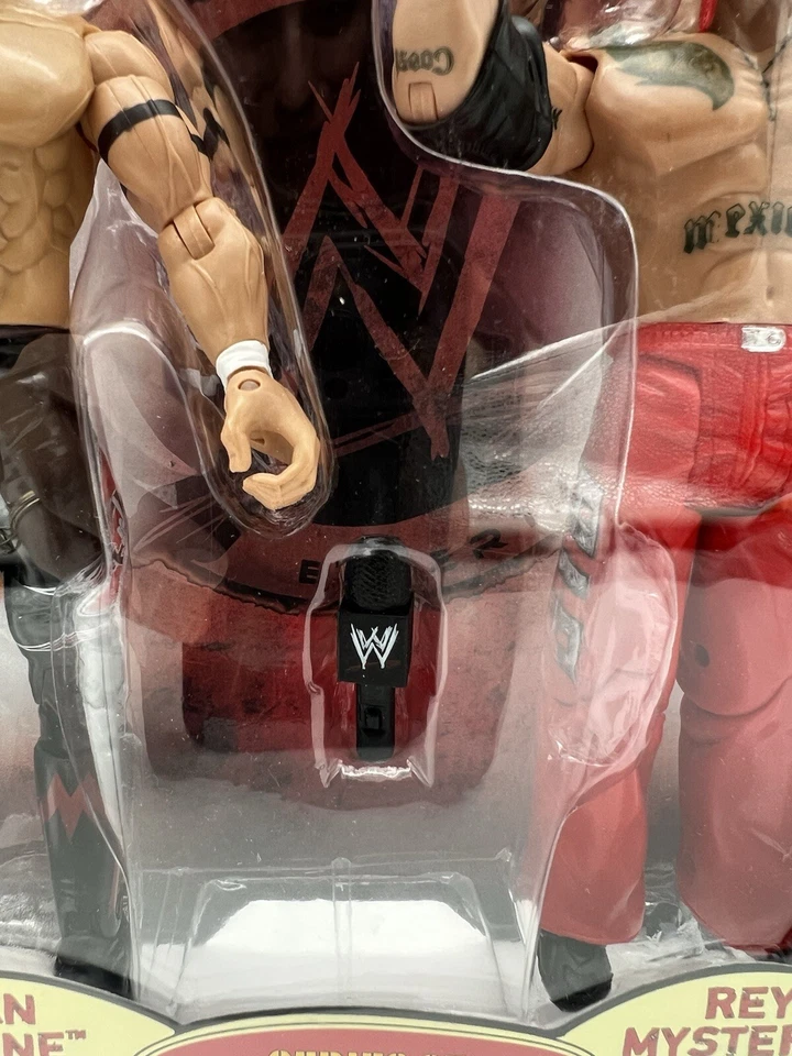 Paquete de 2 figuras Jakks WWE Adrenaline Rey Mysterio y Evan Bourne 2009 serie 35 Foto 4 de 4