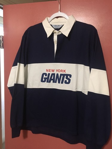 复古80 年代标志7 纽约巨人队衬衫圆领polo Nfl Ebay