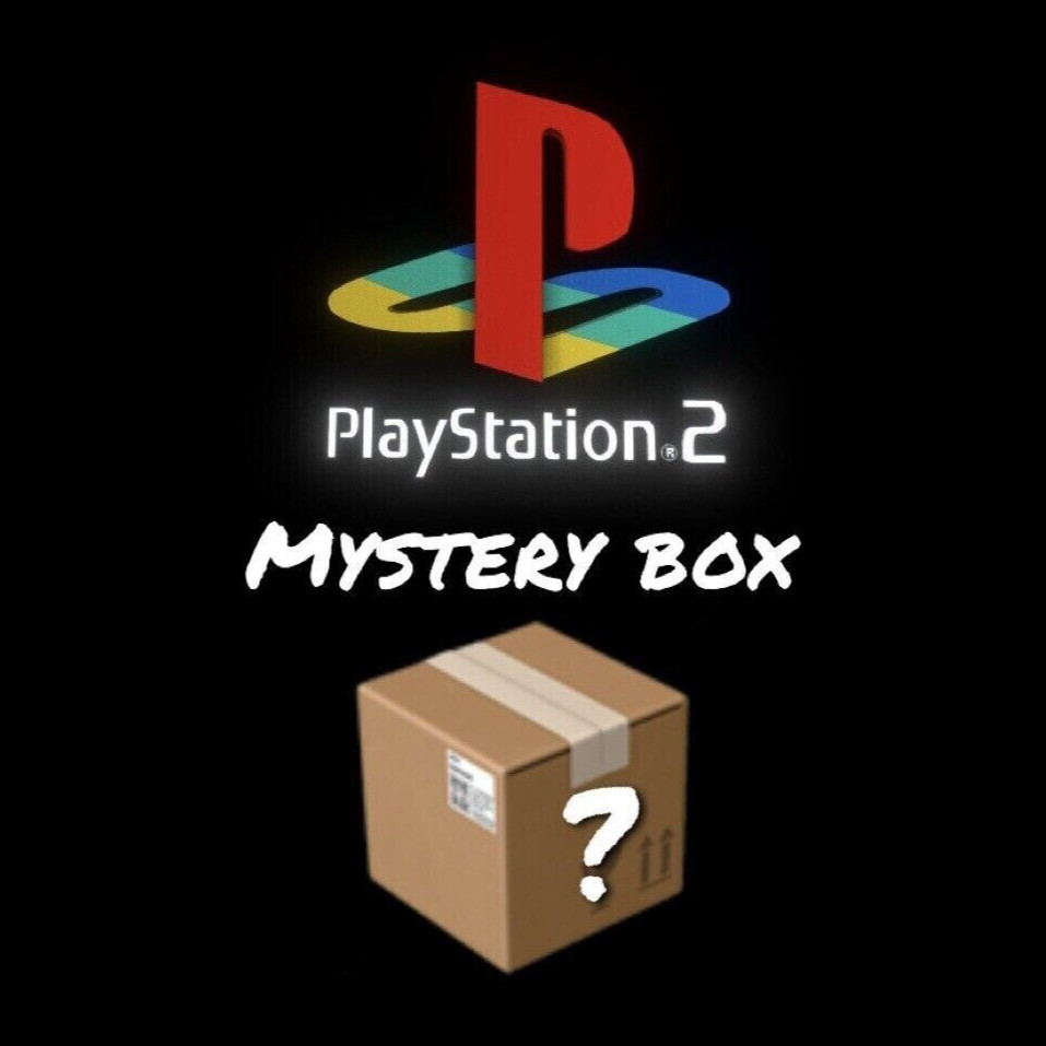 6 x Sports Video Game Lot Random Mystery Lucky Dip Box PS2 Playstation 2 Bundle