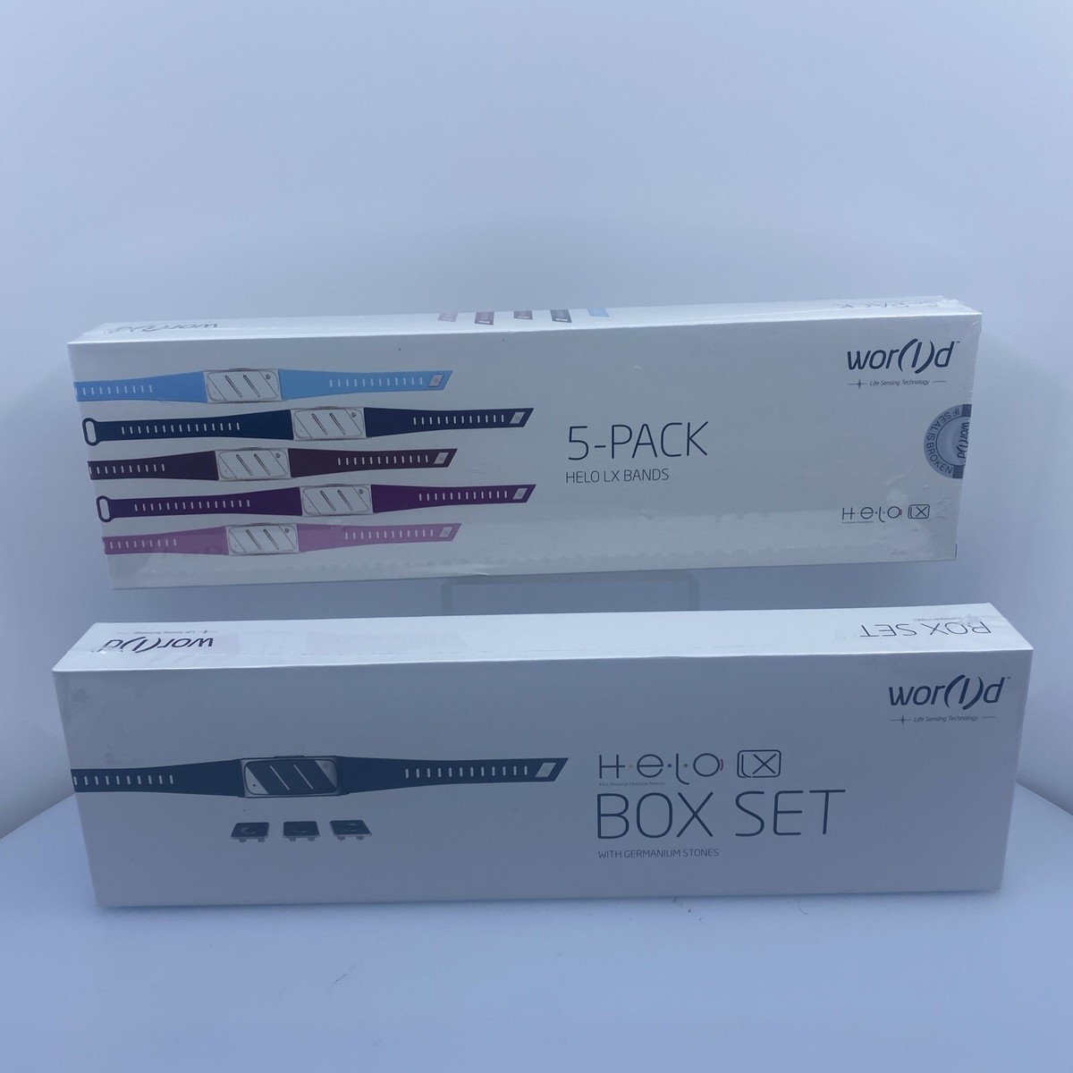 Helo Lx Box Set with germanium stones + 5 Pack Helo Lx Bands  display picture 2