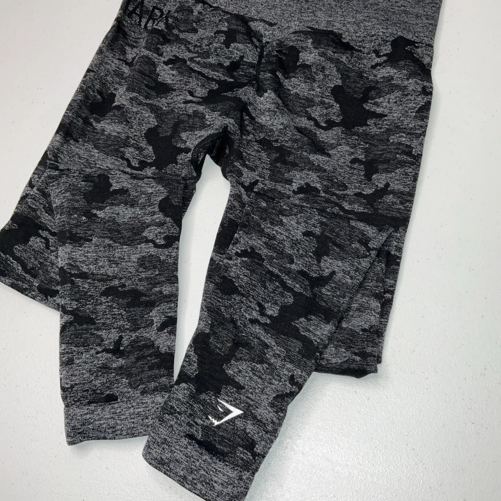 gymshark adapt camo seamless ribbed high waist leggings