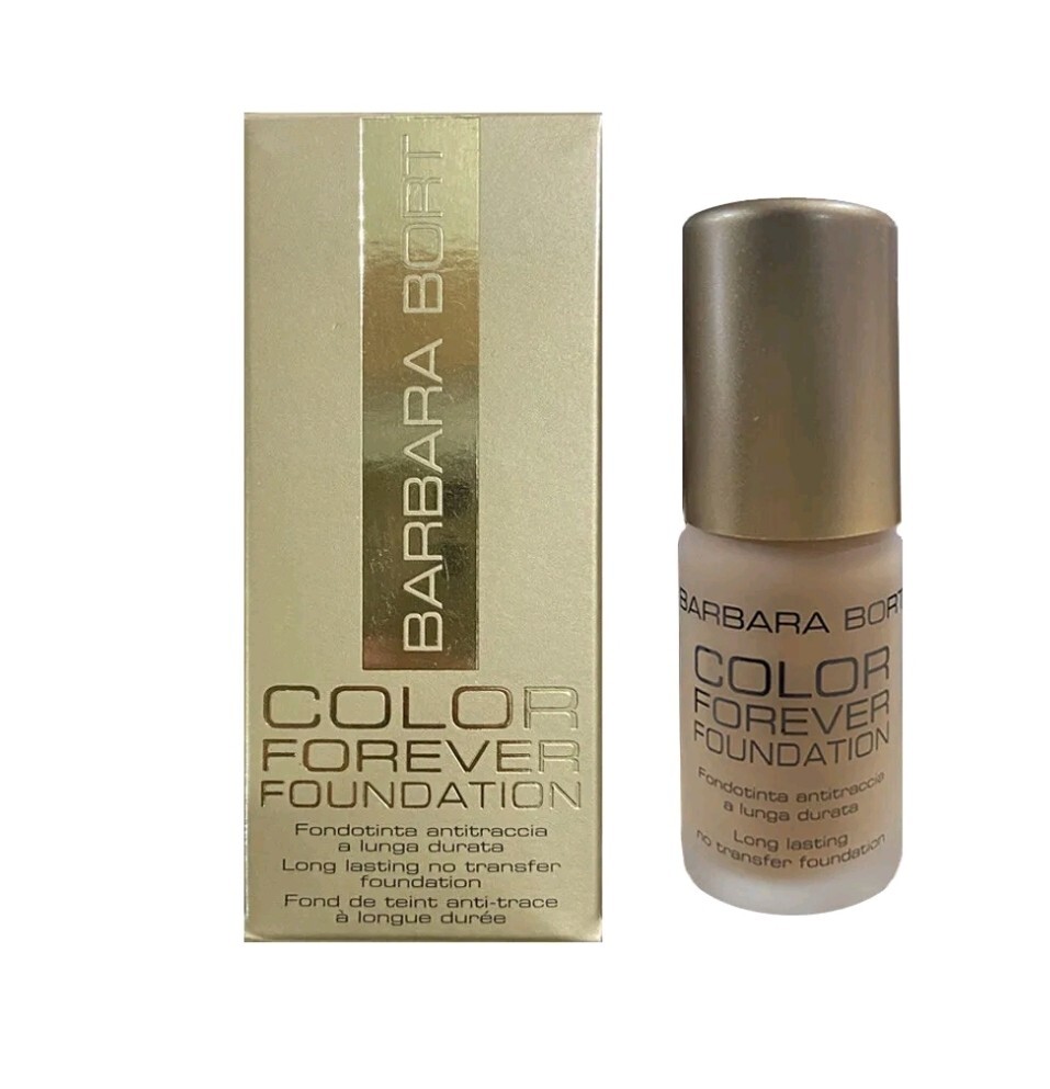Barbara Bort Color Forever Fondotinta Liquido Antitraccia Lunga Durata n1 30Ml