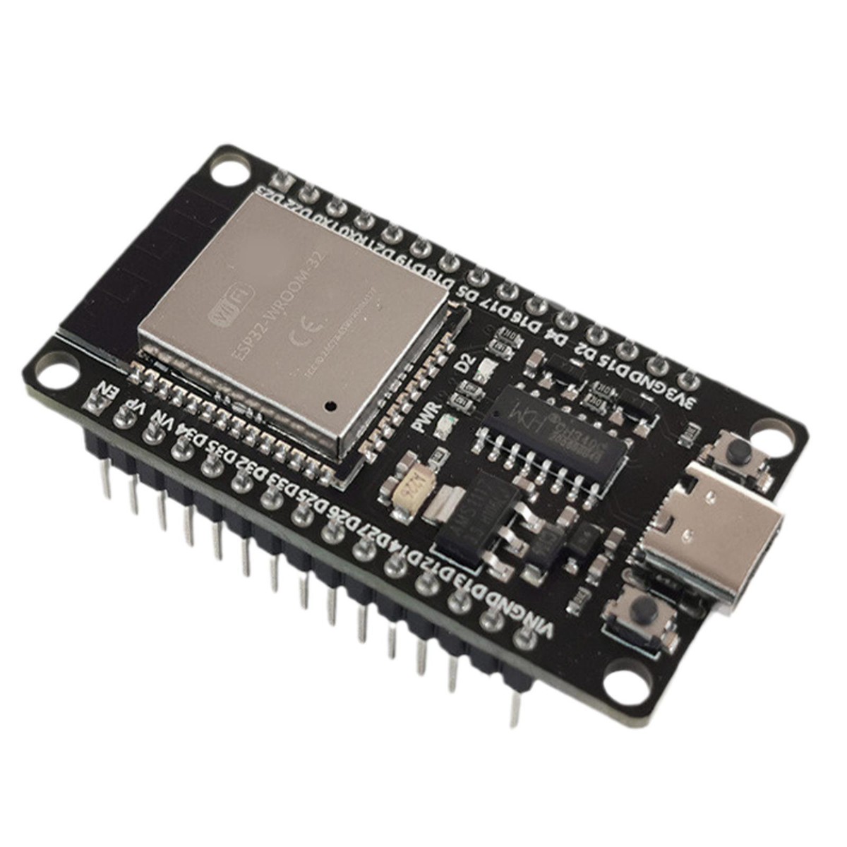 Wled Controller ESP32 DevKitC V4 Development Board With ESP-WROOM-32D ...