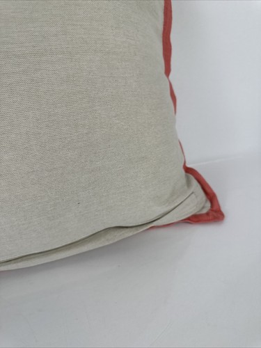 Pier 1 Imports Beaded Crab Throw Pillow Zip Off Cover 17" x 17" - Picture 8 of 9