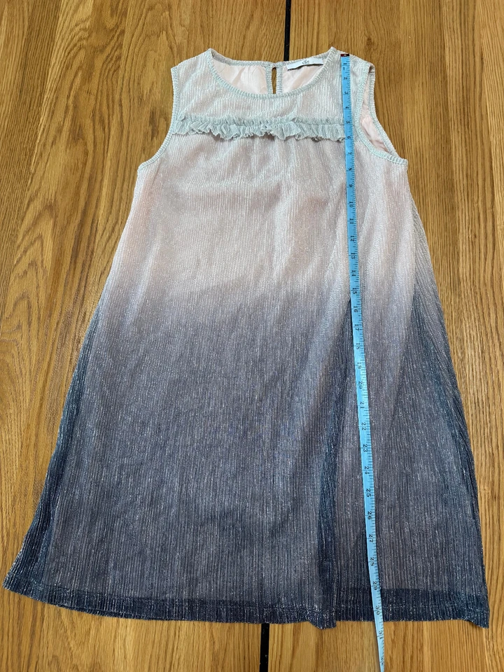 Vestido formal/festa cintilante Marks & Spencer M&S - Meninas crianças tamanho 11-12 anos - Imagem 4 de 4