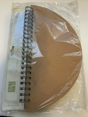 Melissa Frances Open Up Album Circle Chip Board Scrapbook Paper Crafting NEW