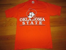 OKLAHOMA STATE Vtg 80s 90s Russell Athletic Jerzees Pistol Pete T SHirt MADE USA