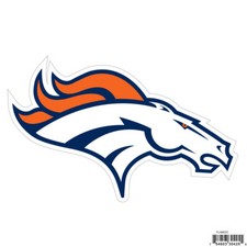 Denver Broncos Licensed Outdoor Rated Logo Magnet NFL Football