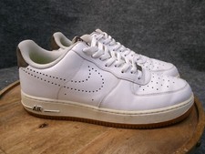 Nike Air Force 1 Low 07 White Cinder Brown Gum Leather Shoe 315122-138 Size 10.5