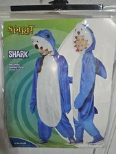 Spirit Halloween Blue Shark Kids Costume SM/MD 4-10