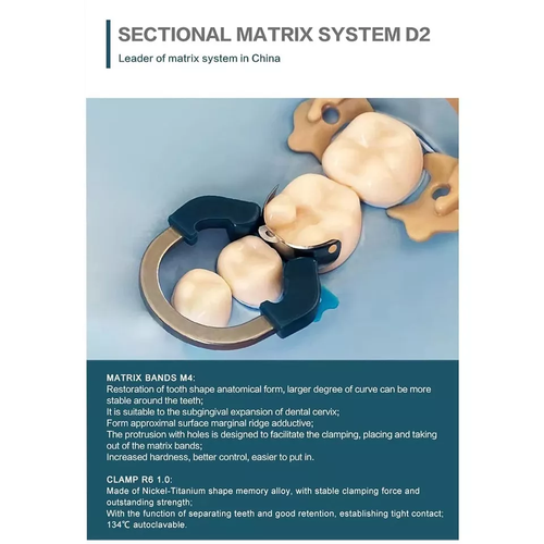 Dental Matrix Bands Ring Sectional Matrice Clamp Fit Garrison Palodent V3 System - Picture 8 of 39