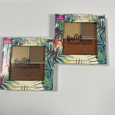 Butter Bronzer Contour Palette, 0.48 oz (13.6 g) (Set Of 2)