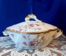 Limoges J.Pouyat porcelain tureen bonbonniere Collection Limoges J.P.L. France 