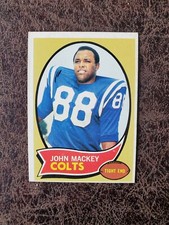 (1) 1970 Topps Football John Mackey #62 - Baltimore Colts Legend