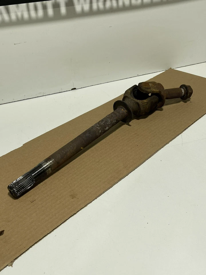 Dana 30 Front Jeep TJ Wrangler 97-06 Driver Side Inner Outer Axle Shaft OEM CCA4 - Image 2 of 4