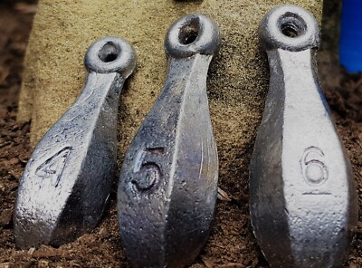 FISHING SINKERS, SNAPPER SINKERS, 10 PACK 1oz 6oz FREE POSTAGE