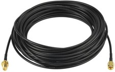 2pcs RP-SMA Male to RP-SMA Female Cable 30ft for WiFi Router Security IP Camera