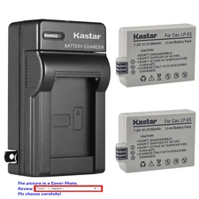 Kastar Battery Wall Charger for Canon LP-E5 LPE5 LC-E5 & Canon EOS 500D Camera