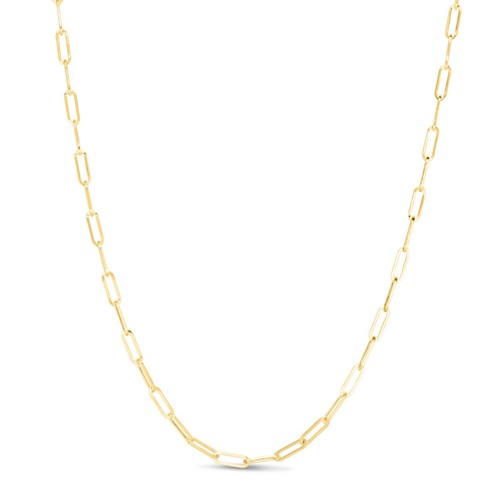 14kt Yellow Gold Lite PAPERCLIP Link 