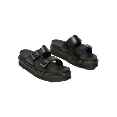 Shoe Doc Martens 825 Myles Slide Martens Myles Sandals Burgundy Dr